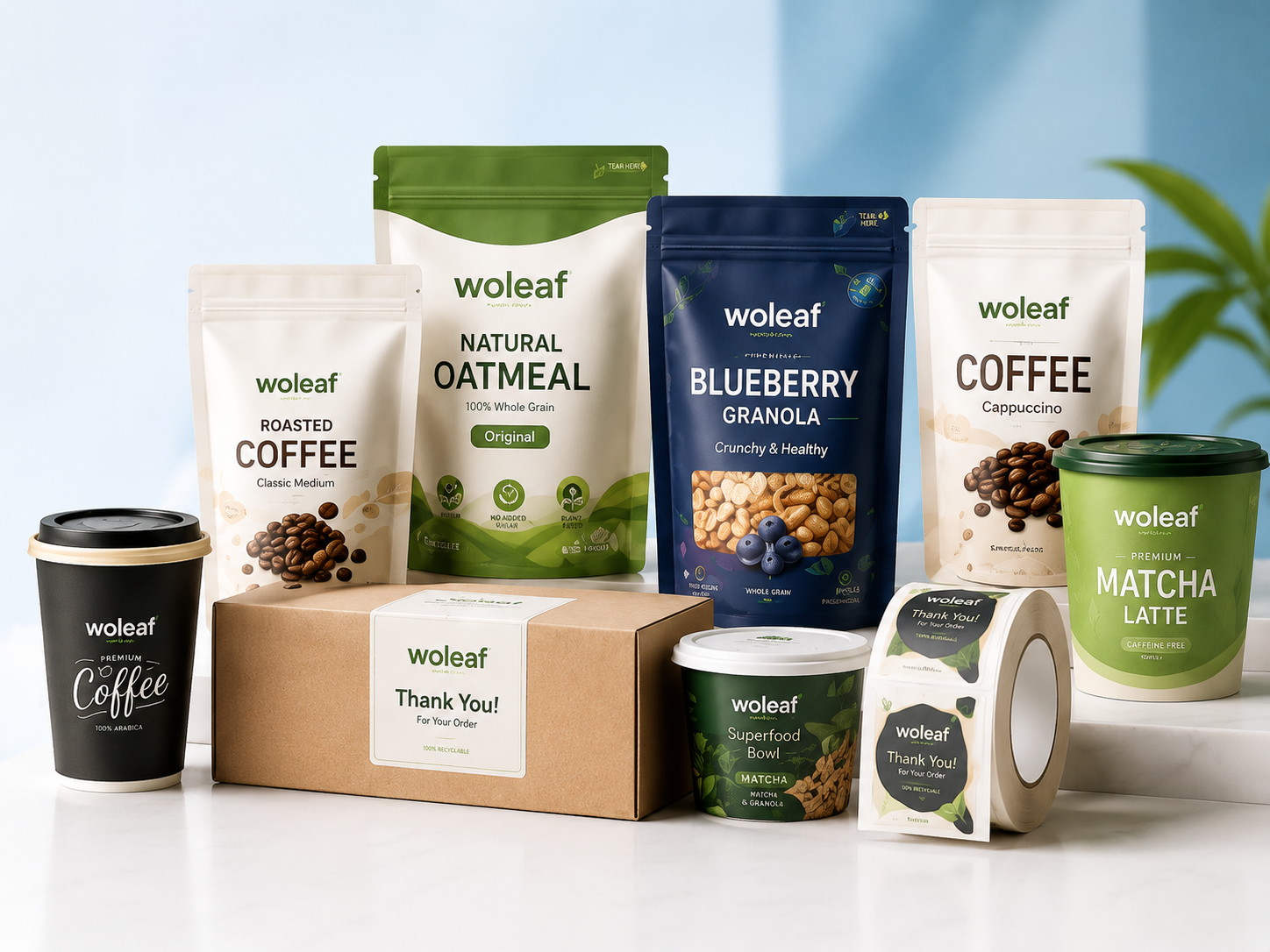 Woleaf packaging collection