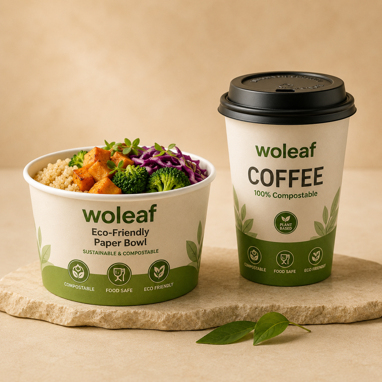 Paper cup and bowl packaging project